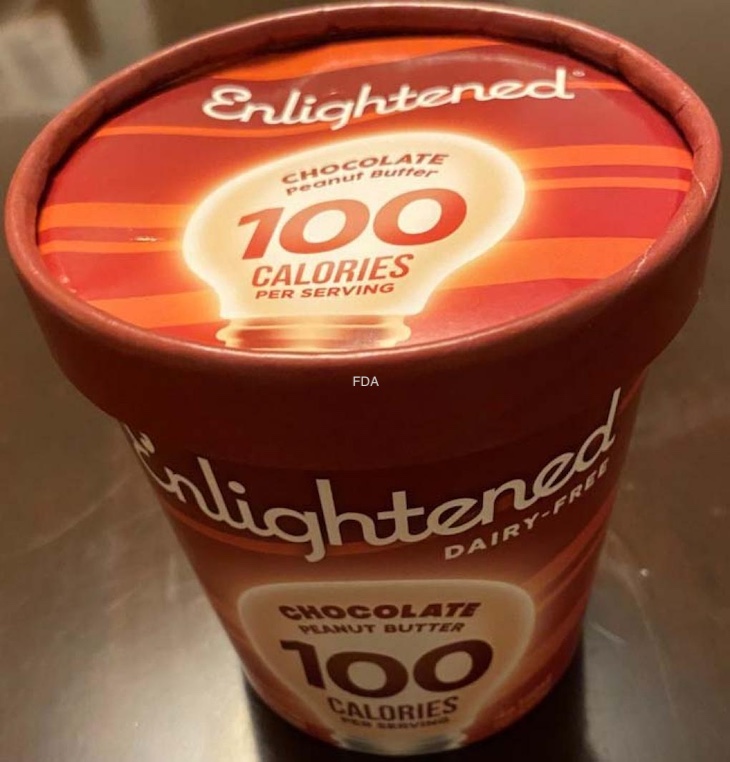 Enlightened Chocolate Peanut Butter Ice Cream Recalled For Milk