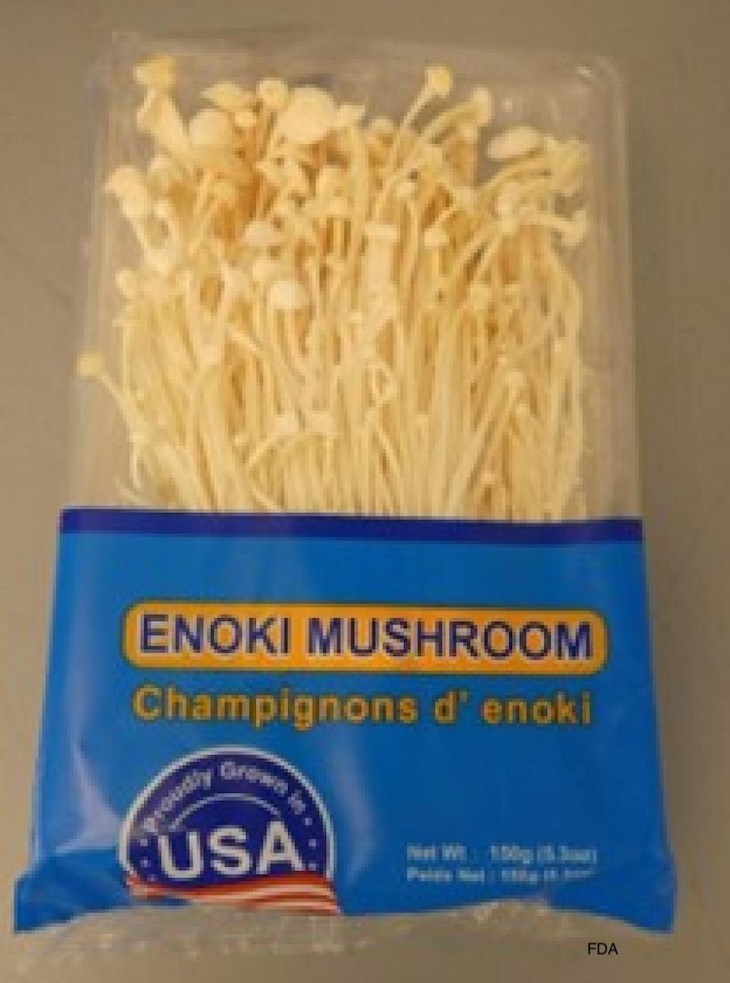 Enoki King Enoki Mushrooms Recalled For Possible Listeria 