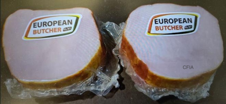 European Butcher Back Bacon Recalled in Canada For Listeria