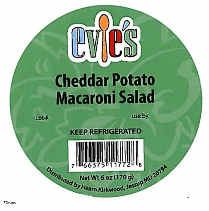 Evie's Potato Salad Listeria Recall