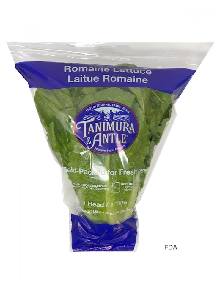 FDA Notice of Tanimura & Antle Romaine Recall For Possible E. coli 