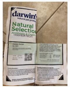 FDA Warns Against Two Lots of Darwin's Natural Chicken Cat Food