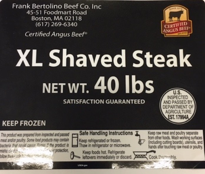 FB XL Shaved Steak Recall