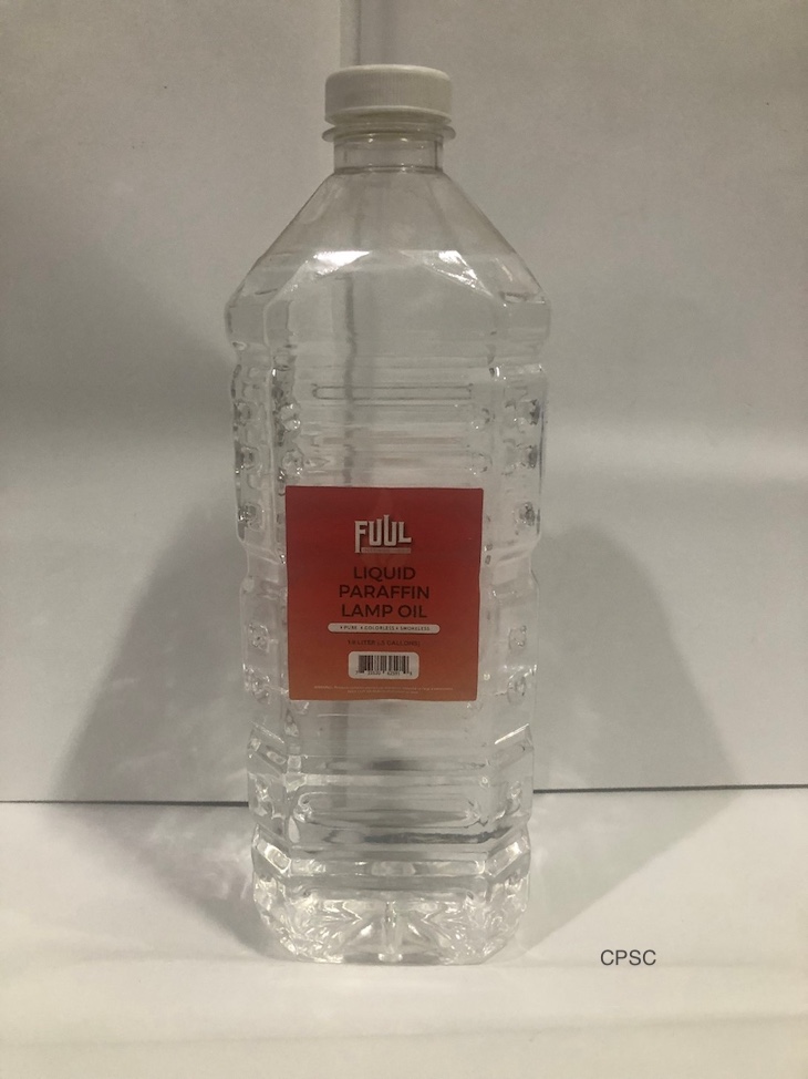 FUUL Lamp Oil Recalled For Lack of Child Resistant Packaging