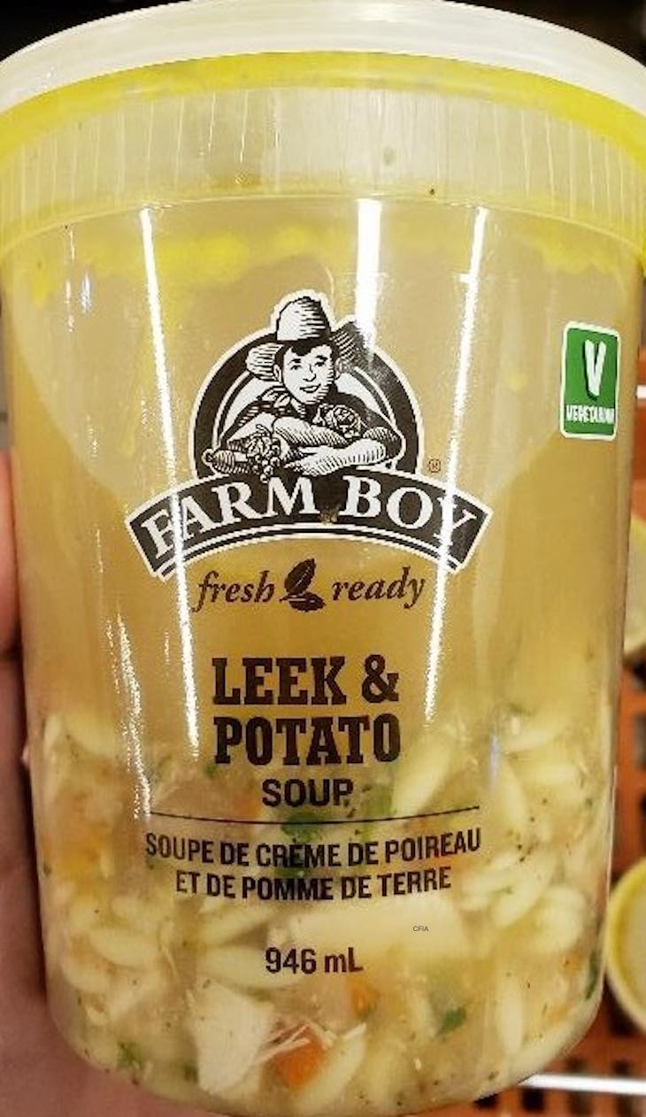 Farm Boy Recalls Two Soups in Canada For Undeclared Allergens