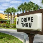 Drive Thru Sign for Fast Food Restaurant
