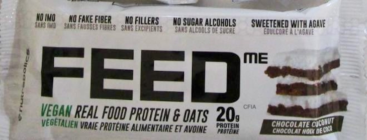 Feed Me Vegan Protein & Oats Chocolate Bar Recalled For Milk