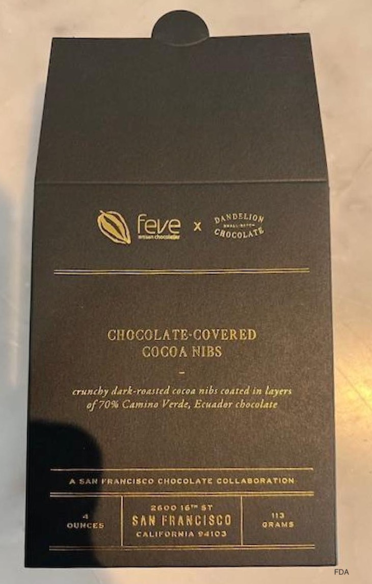 Feve Artisan Chocolatier Cocoa Nibs Recalled For Hazelnuts