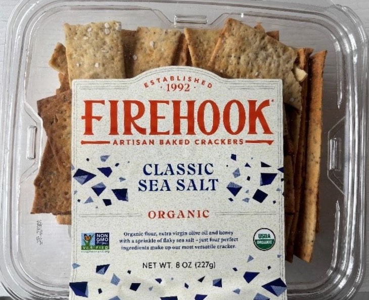 Firehook Sea Salt Organic Crackers Recalled For Sesame