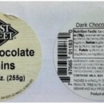 First Street Dark Chocolate Raisins Recalled For Peanuts