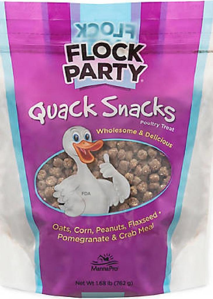 Flock Party Quack Snacks Recalled For Possible Salmonella