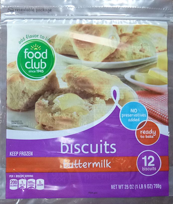 Food Club Biscuits Listeria Recall