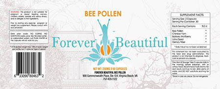 Forever Beautiful Bee Pollen Recall
