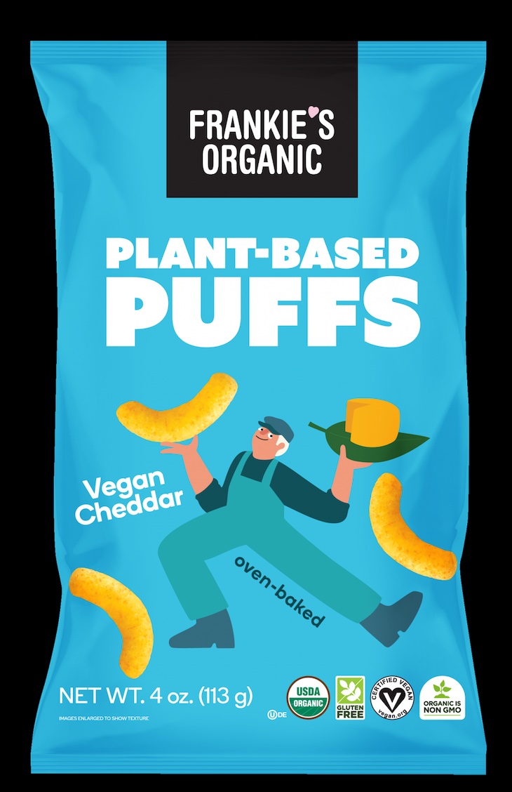 Frankie's Organic Vegan Cheddar Puffs Recalled For Milk