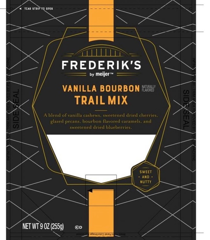 Frederik's by Meijer Vanilla Bourbon Trail Mix Recalled 