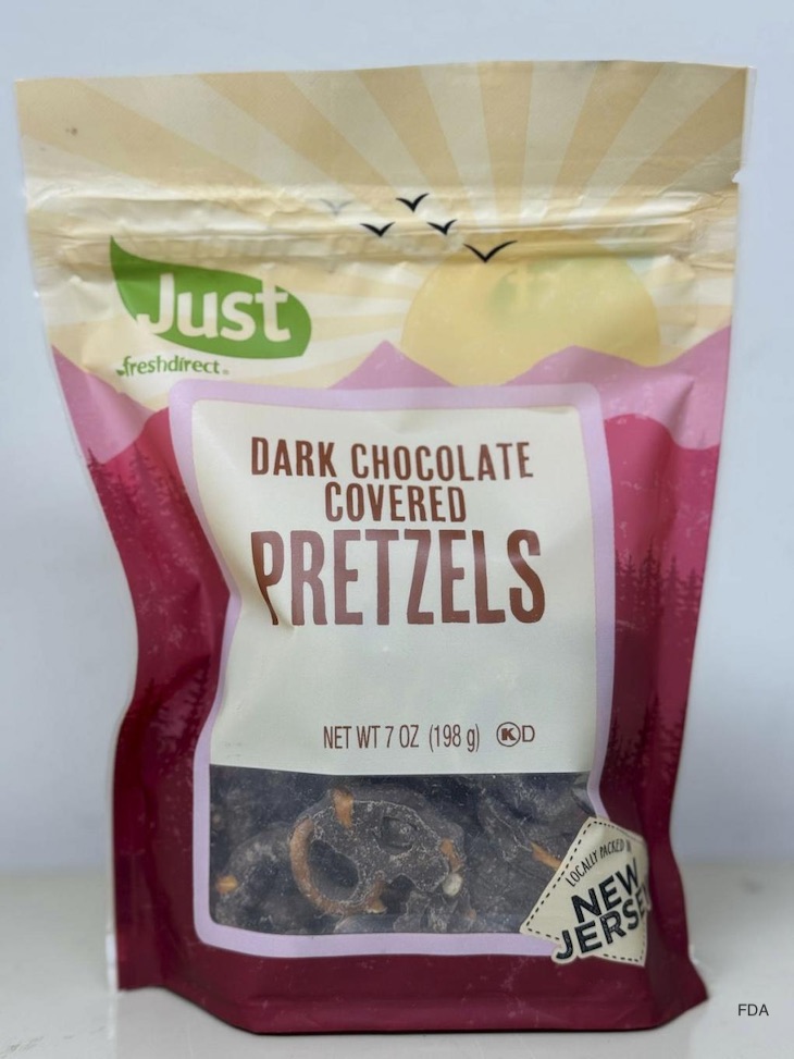 Fresh Direct Dark Chocolate Covered Pretzels Recalled For Milk