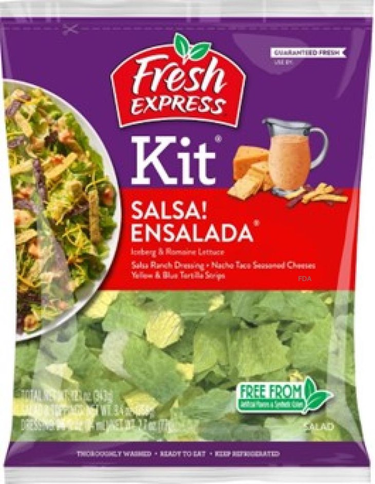 Fresh Express Marketside Salad Kits Recalled For Listeria