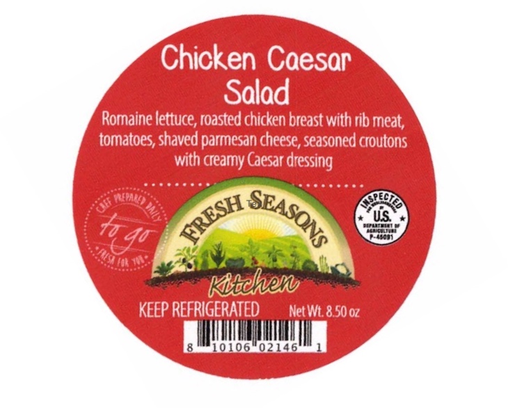 Fresh Seasons Salads and Wraps Recalled For Deer Feces