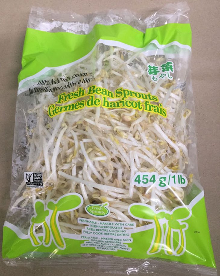 Fresh Sprouts Bean Sprouts Recalled in Canada For Possible Salmonella