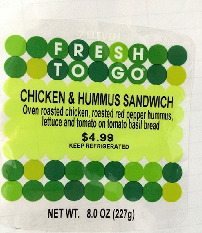 Fresh To Go Chicken & Hummus Sandwich Recall