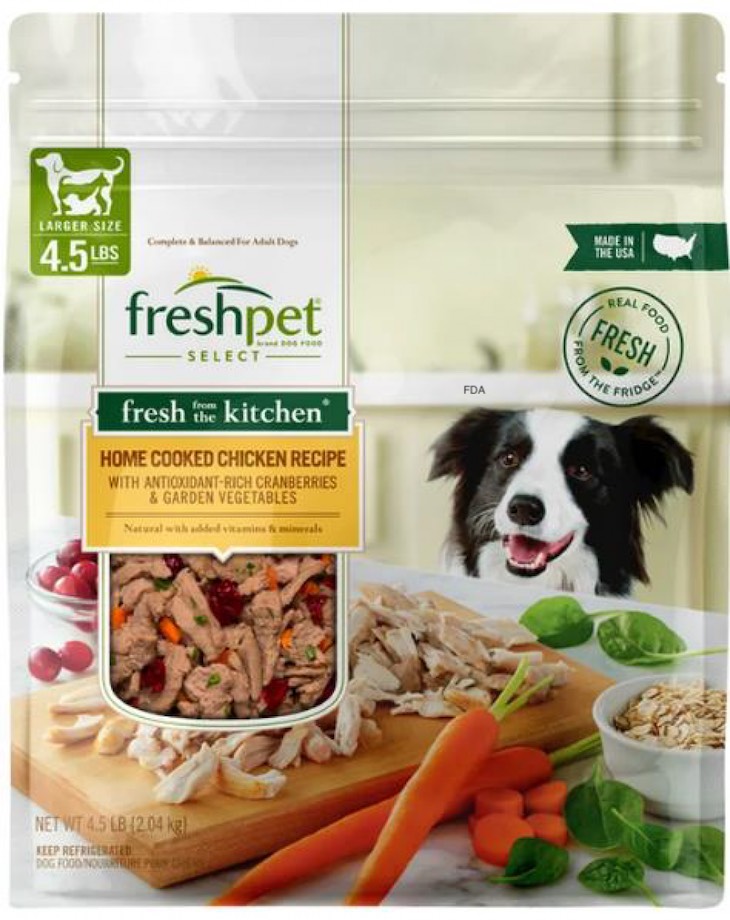 Freshpet Select Fresh Chicken Dog Food Recalled For Possible Salmonella