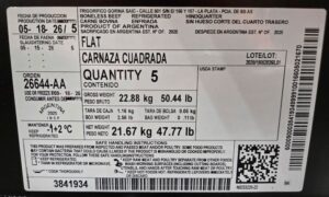 Frigorlfico Gorina Saic Boneless Beef Recalled For No Inspection