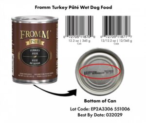 Fromm Pâté Wet Dog Food Recalled For Metal Pieces