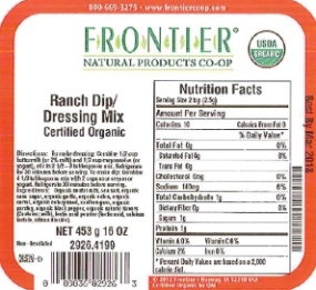 Frontier Products Salmonela Recall