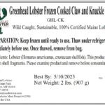 Frozen Greenhead Lobster Recalled For Possible Listeria Contamination