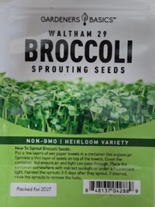 Gardeners Basics Broccoli Seeds Recalled For Salmonella