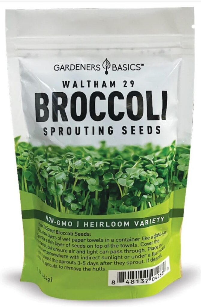 Gardeners Basics Broccoli Sprouting Seeds Recalled For Salmonella