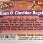 Gaw's Sub and Bagel Sandwiches Recalled For Sesame