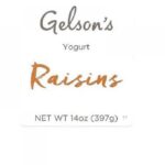 Gelson's Yogurt Raisins Recalled For Possible Peanuts