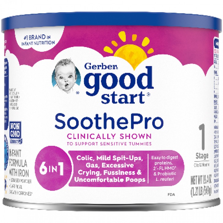 Gerber Good Start SoothePro Formula Recalled For Cronobacter