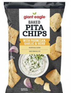 Giant Eagle Baked Pita Chips with Parm Recalled For Salmonella