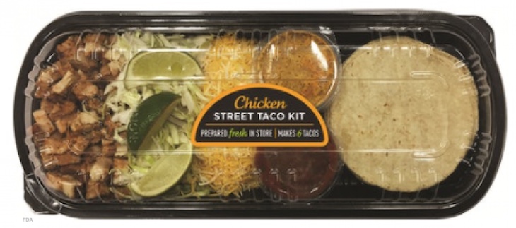 Giant Eagle Chicken Street Taco Kits Recalled For Undeclared Egg