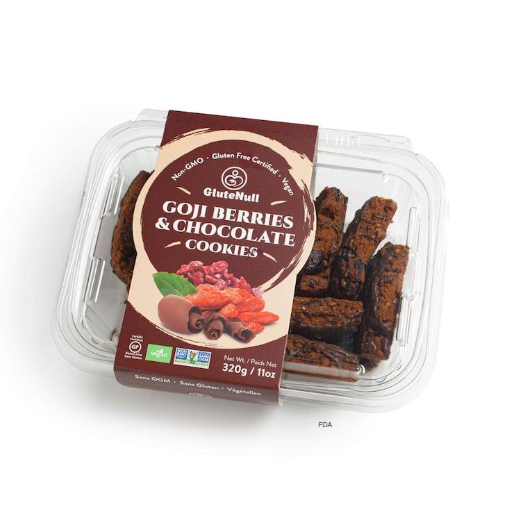 Glutenull Goji Berries and Chocolate Cookies Recalled For Undeclared Milk