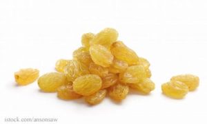 golden raisins