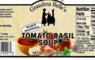 Grandma Belle's Tomato Basil Soup Recalled For Undeclared Milk