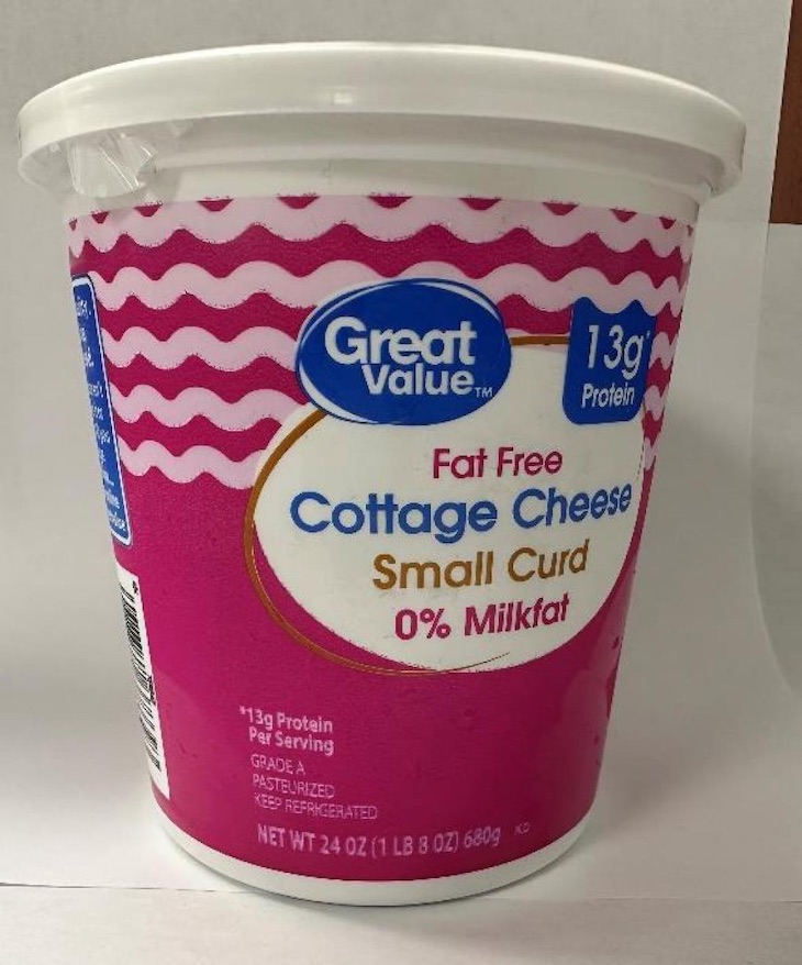 Great Value Cottage Cheese Recalled For Lack of Pasteurization