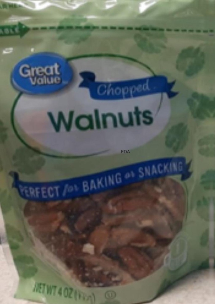 Great Value Walnut Chopped Pouches Recalled For Pecans