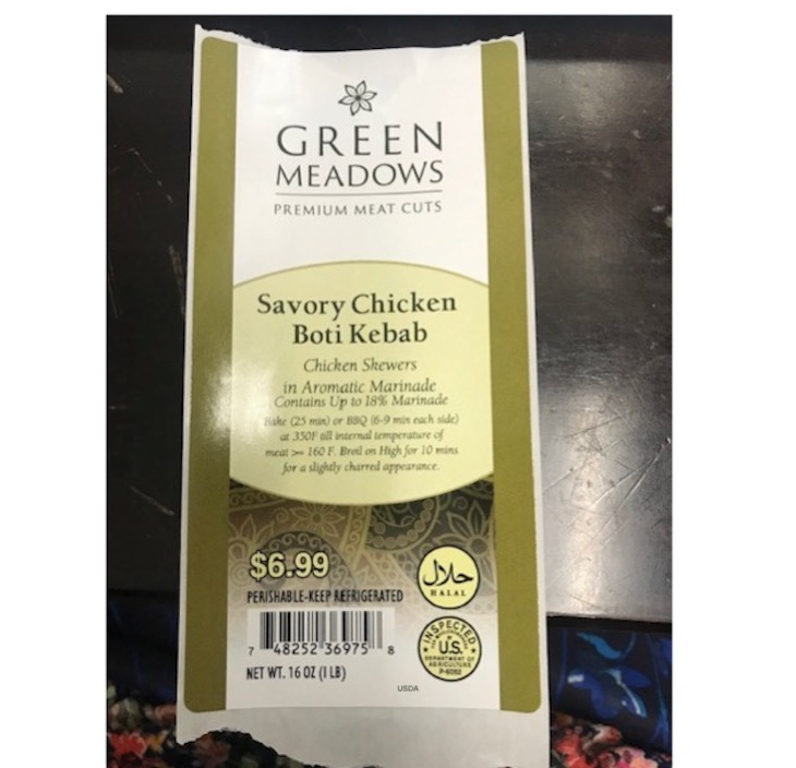 Green Meadows Chicken Boti Kebab Recalled For Undeclared Wheat