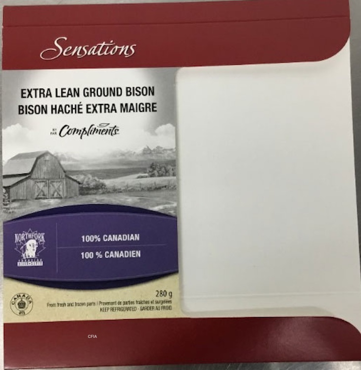 Ground Bison Recalled In Canada For E. coli O121 and O103