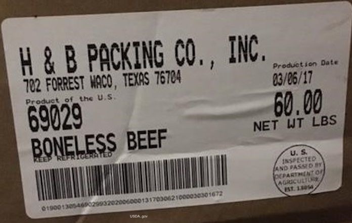 H&B Packing Beef E. coli O103 Recall