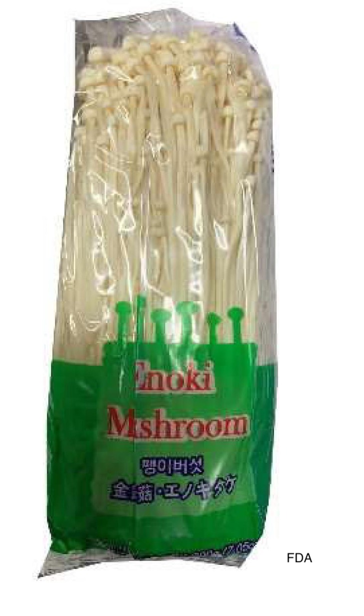 Three Enoki Mushroom Brands Recalled For Listeria Monocytogenes