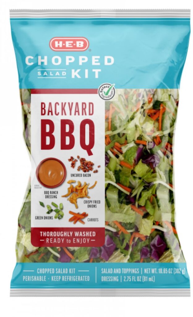 HEB Backyard BBQ Chop Salad Kit Recalled For Soy, Tree Nuts