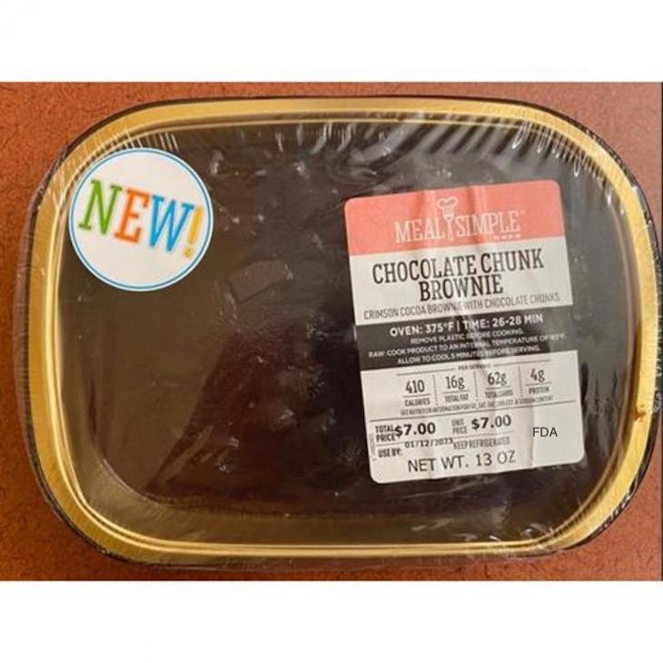 HEB Chocolate Chunk Brownie Recalled For Soy and Egg