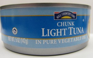 HEB Tuna in Oil Recall