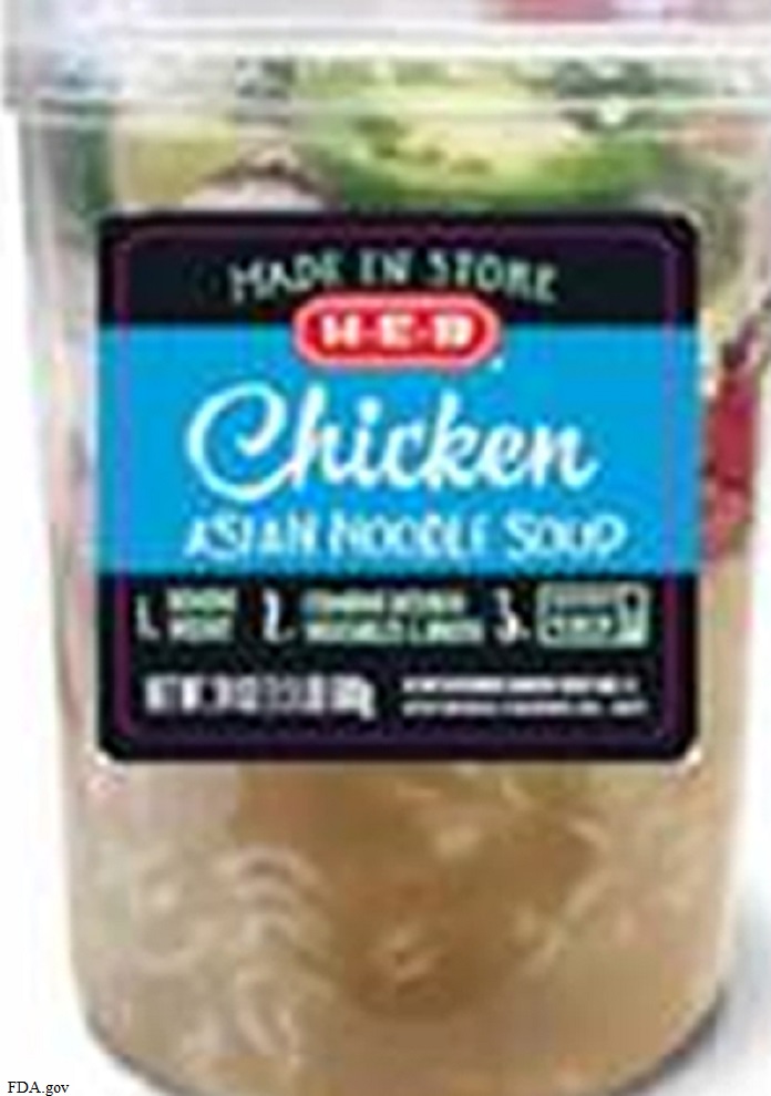H-E-B Soup recall for listeria