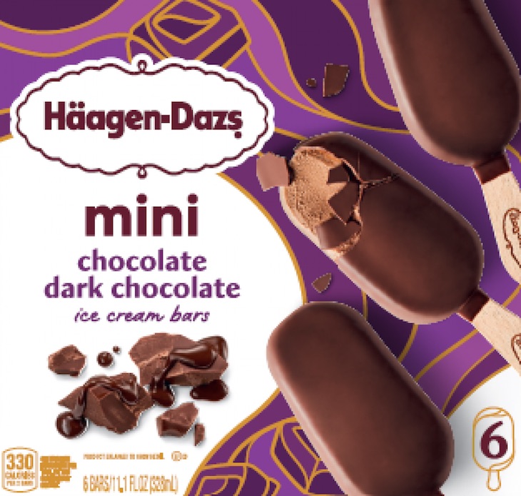 Haagen-Dazs Dark Chocolate Mini Bars Recalled For Wheat